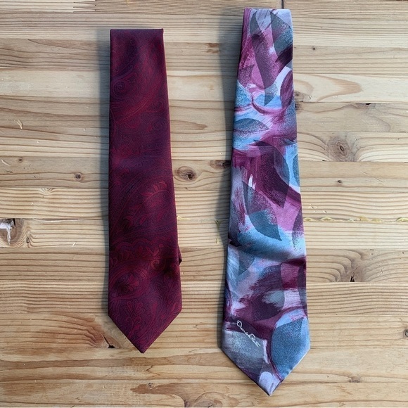 Oscar De La Renta Studio Silk Blend Ties - Picture 1 of 11